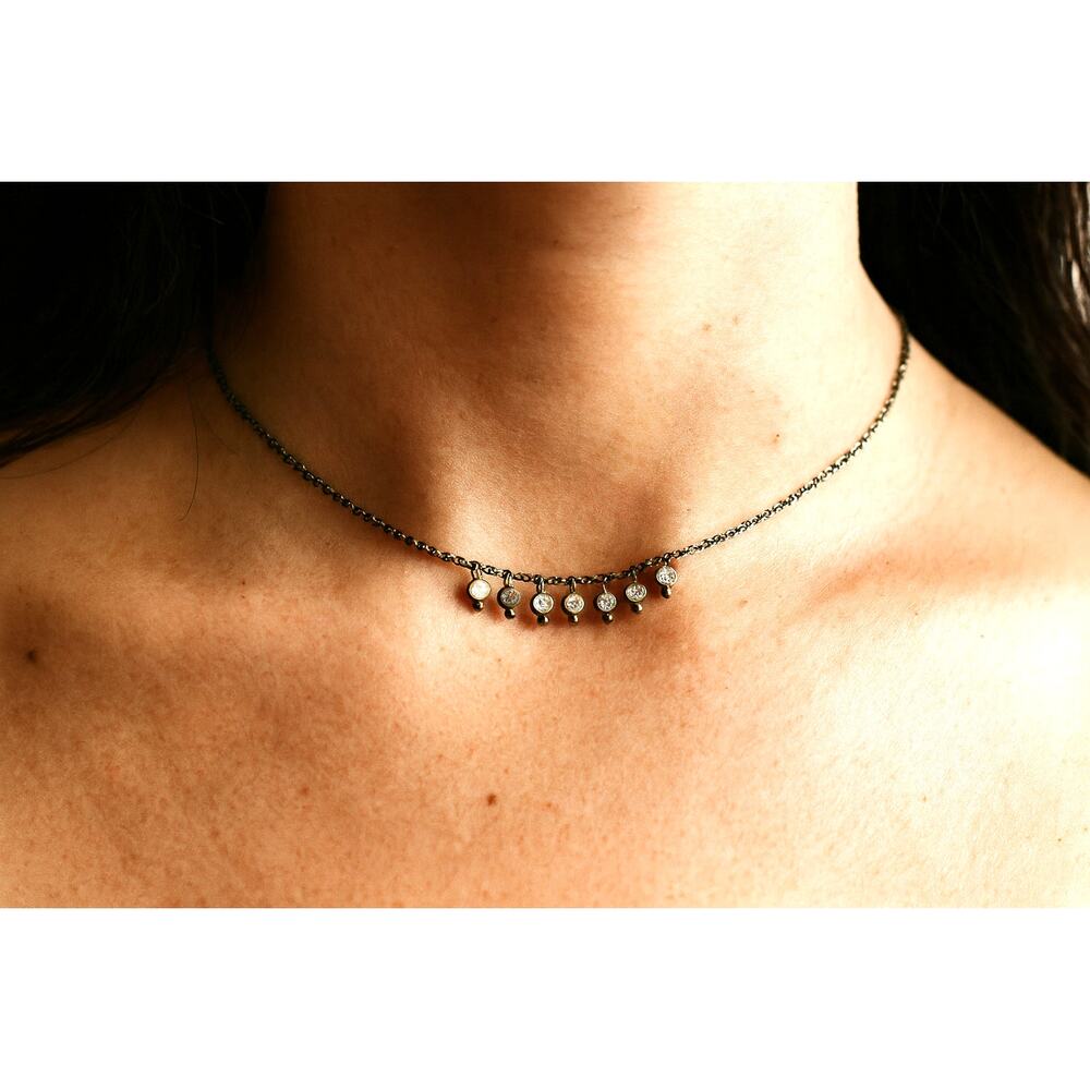 Sorrelli Necklace Retired Antiqued Swarovski Crystals Victorian Whimisigoth EUC